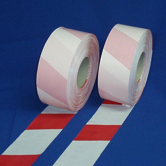 Výstražná páska červeno-bílá 75 mmx250 bm
