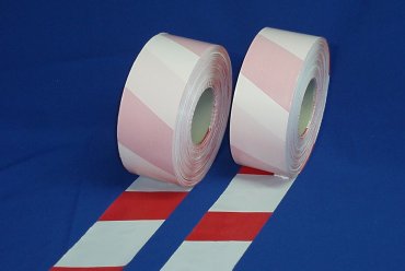 Výstražná páska červeno-bílá 75 mmx250 bm